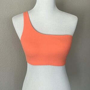 lululemon Ribbed Nulu Asymmetrical Yoga bra NWT